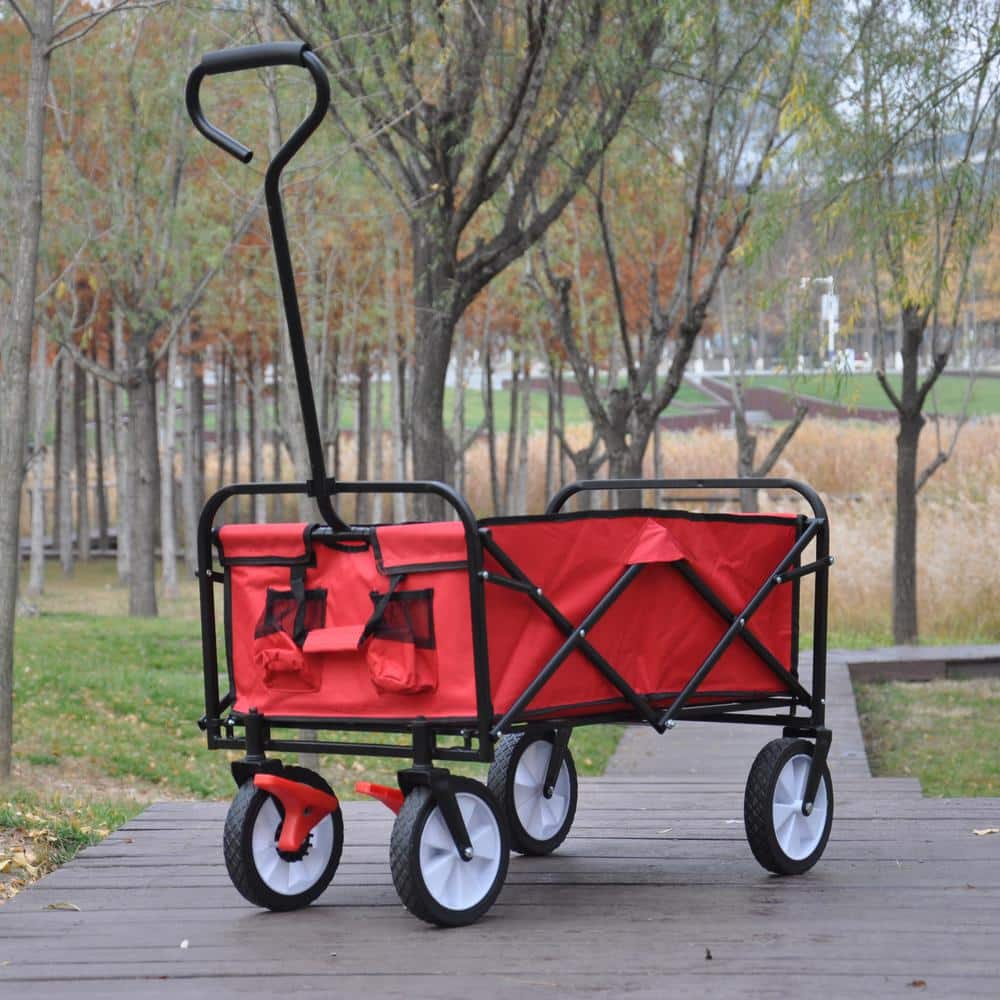 3.6 cu. ft. Metal Garden Cart - Hercitys