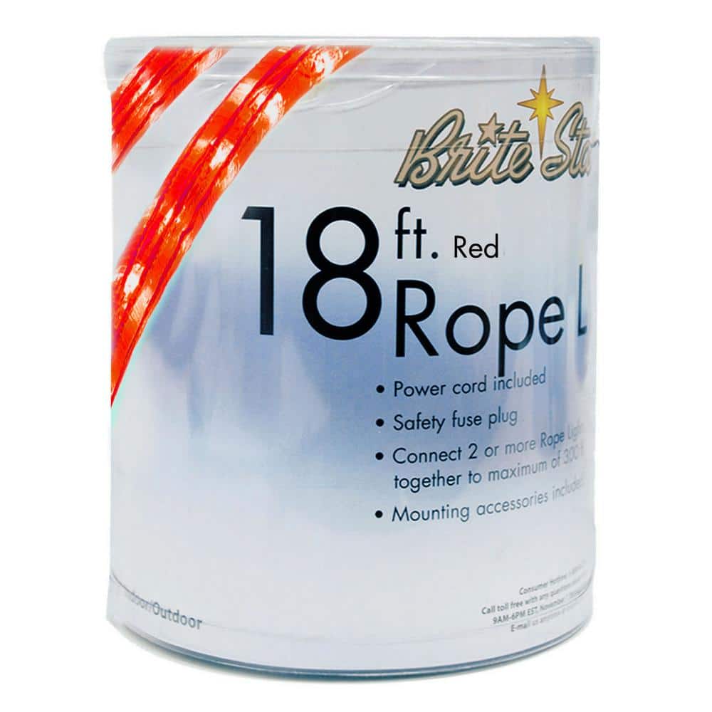 18 ft. 50-Light Red Rope Light - Hercitys