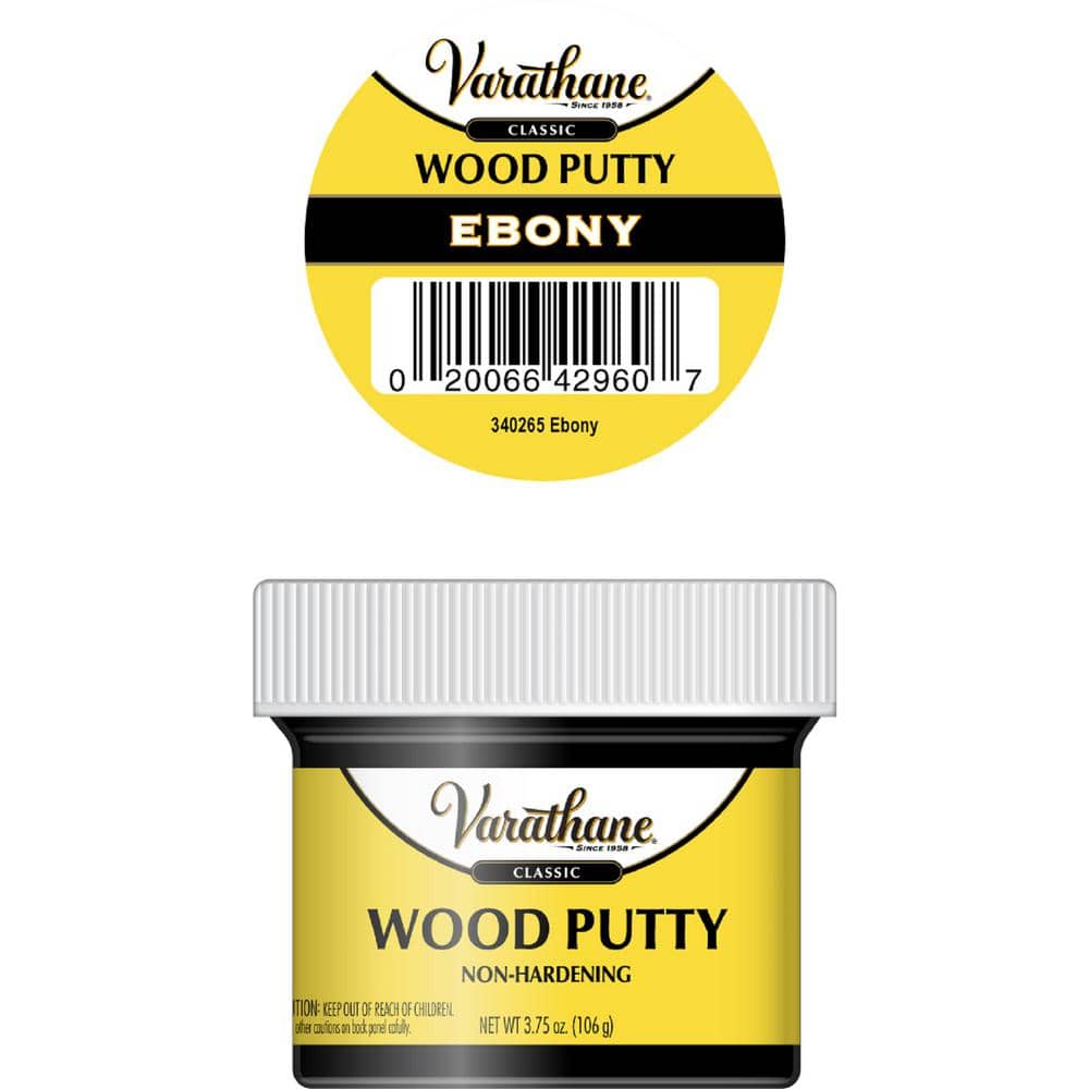3.75 oz. Ebony Wood Putty (6-Pack) - Hercitys
