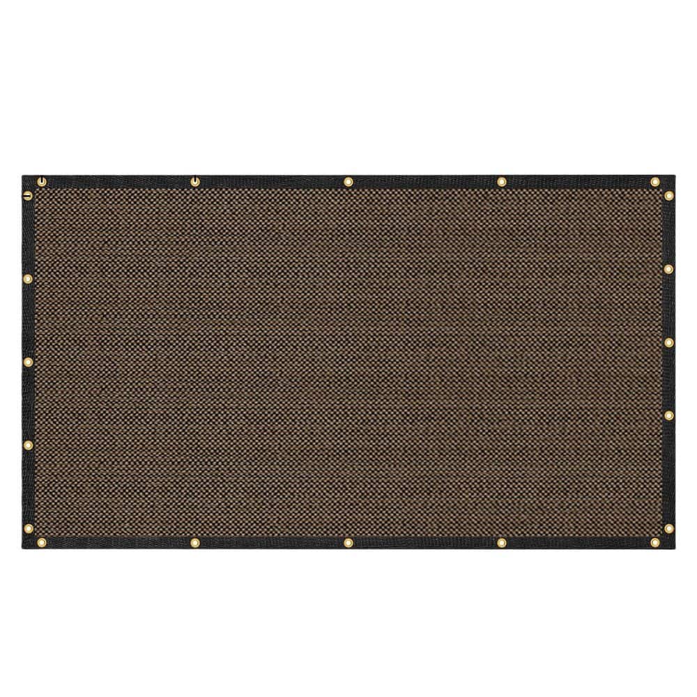 5 ft. x 50 ft. Heavy Duty Privacy Screen, 170 GSM Windscreen and Dustproof Fabric for Outdoor Use - Hercitys