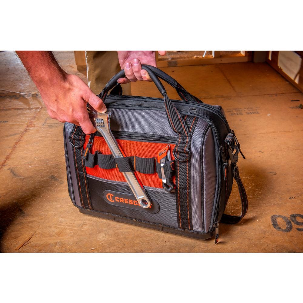 17 in. Tradesman Zipper Top Tool Bag - Hercitys