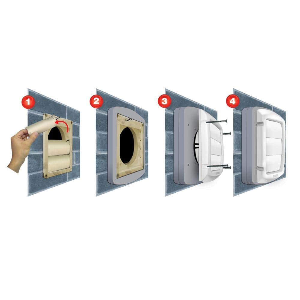 4 in. Replacement Vent Cap and Gasket Kit - Hercitys