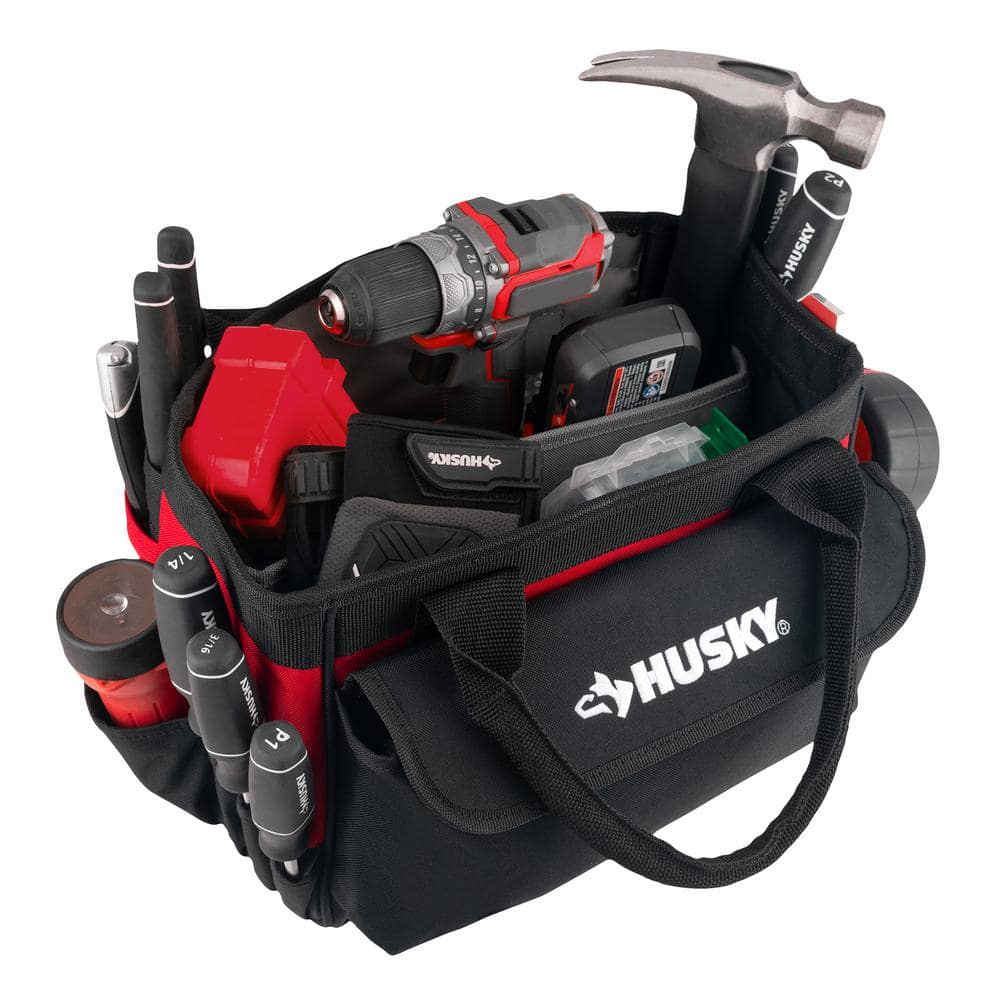 14 in. Open Tool Bag with 15 Pockets - Hercitys