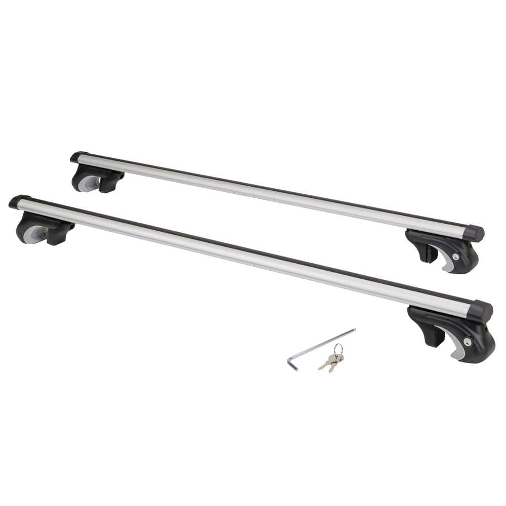 5-3/4 in. W x 52 in. L 150 lb. Capacity Locking Cross Bar Roof Rack - Hercitys