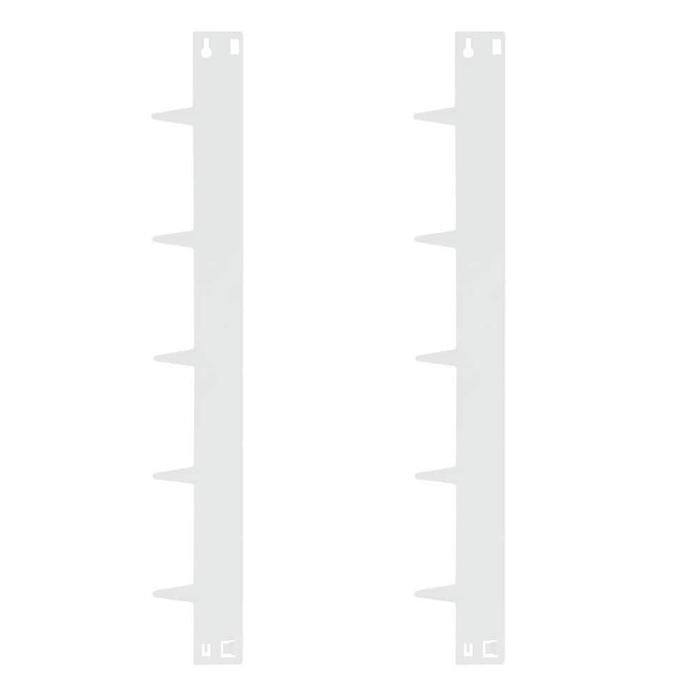 42 in. H x 5 in. W White 2-Pack Heavy Duty Corten Metal Landscape Edging - Hercitys