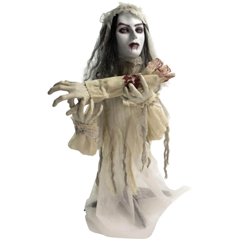 40 in. Touch Activated Animatronic Bride - Hercitys