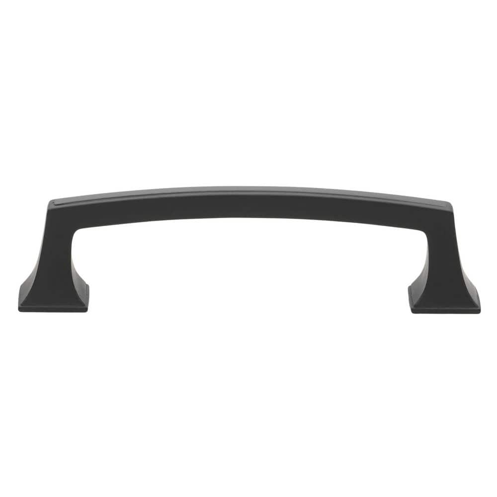 3-3/4 in. Matte Black Deco Base Cabinet Drawer Pulls (10-Pack) - Hercitys