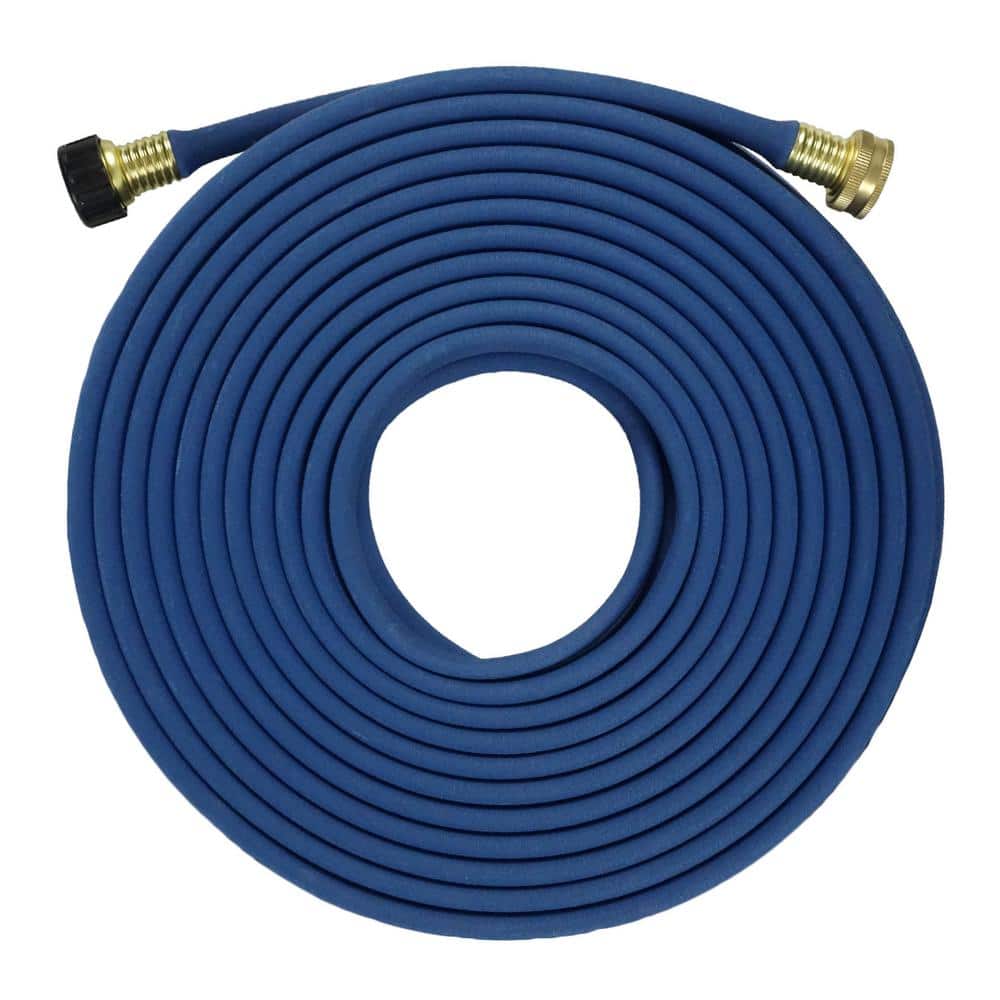 1/2 in. x 50 ft. Garden Flat Soaker Hose with Metal Hose Connector Ends, for Flower Beds; Seedlings; Landscaping - Hercitys