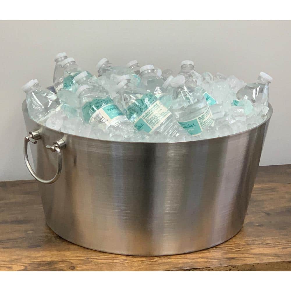 15 in. Insulated Stainless Steel Party Tub - Hercitys