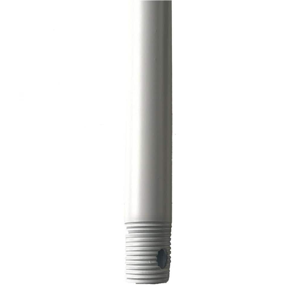 12 in. Matte White Ceiling Fan Extension Downrod for Modern Forms or WAC Lighting Fans - Hercitys