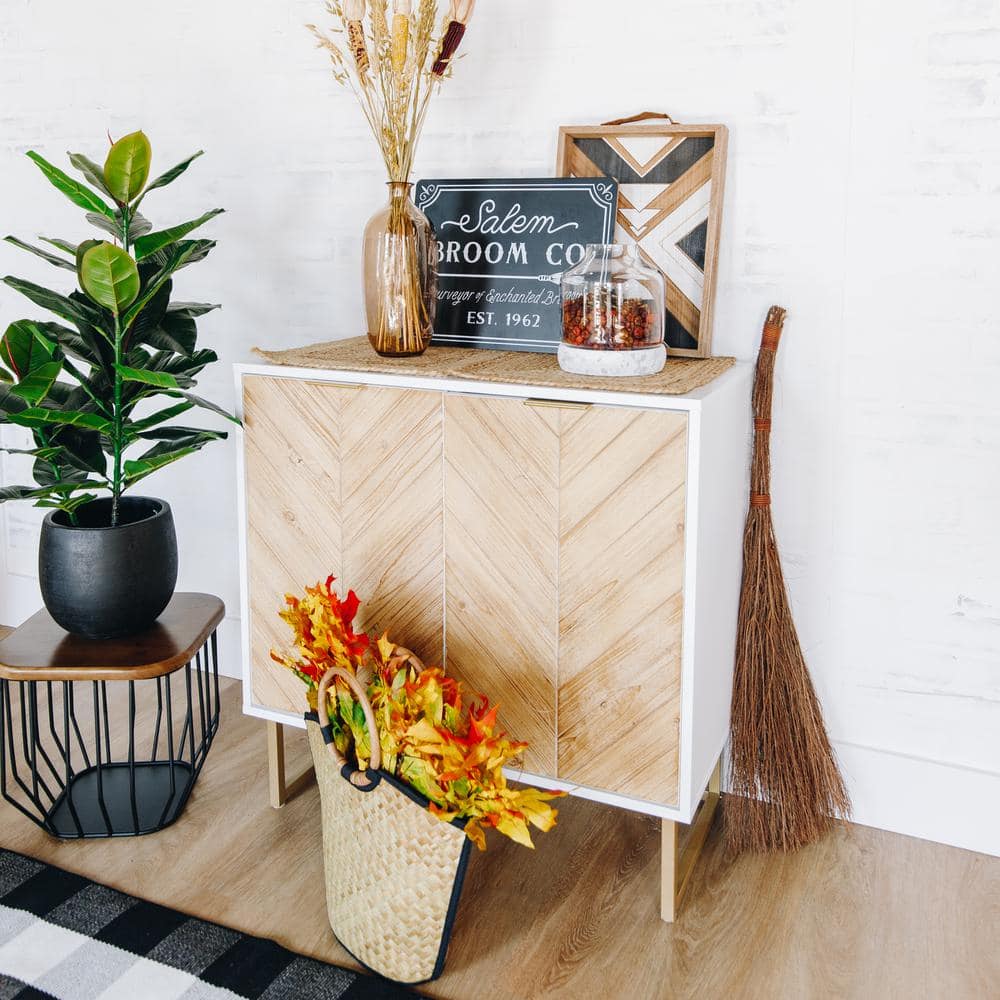 36 in. Pumpkin Spice Scented Broom (2-Pack) - Hercitys