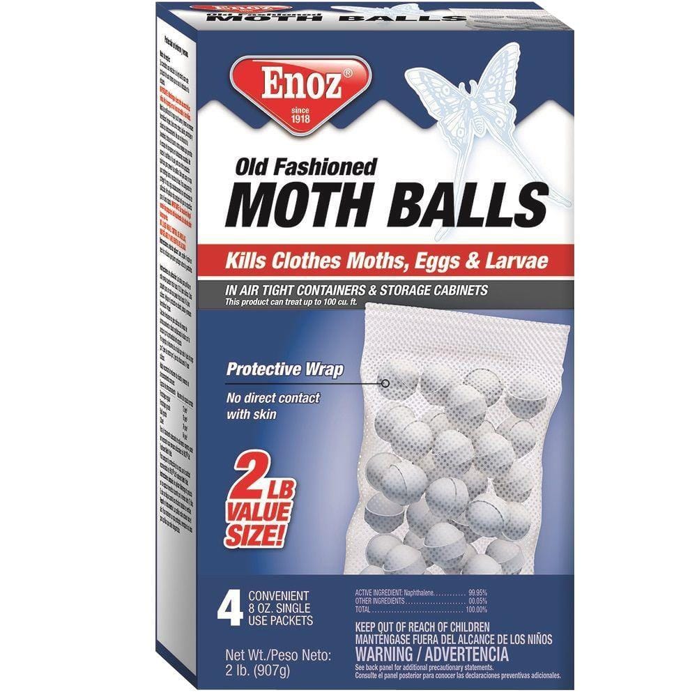 32 oz. Naphthalene Moth Control Balls (1-Box) - Hercitys