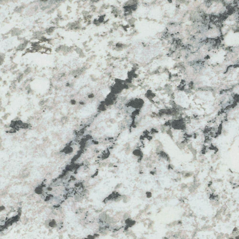 4 ft. x 8 ft. Laminate Sheet in White Ice Granite with Matte Finish - Hercitys