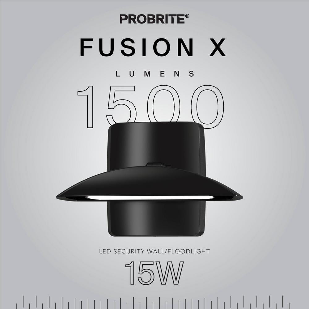 50W Equivalent Integrated LED Wall/Flood Light, 1500 Lumens, 5 CCT Selectable - Hercitys