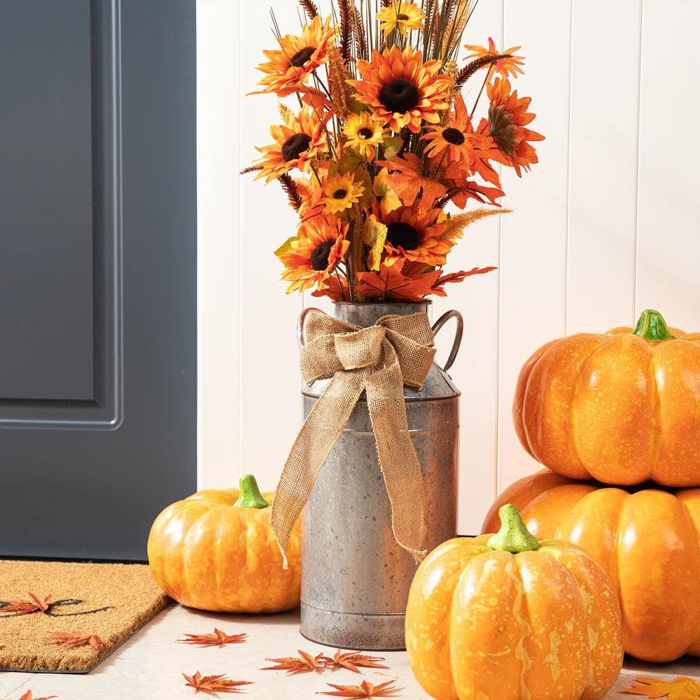 39.75 in. H Fall Sunflower Leaf Potted Tree - Hercitys