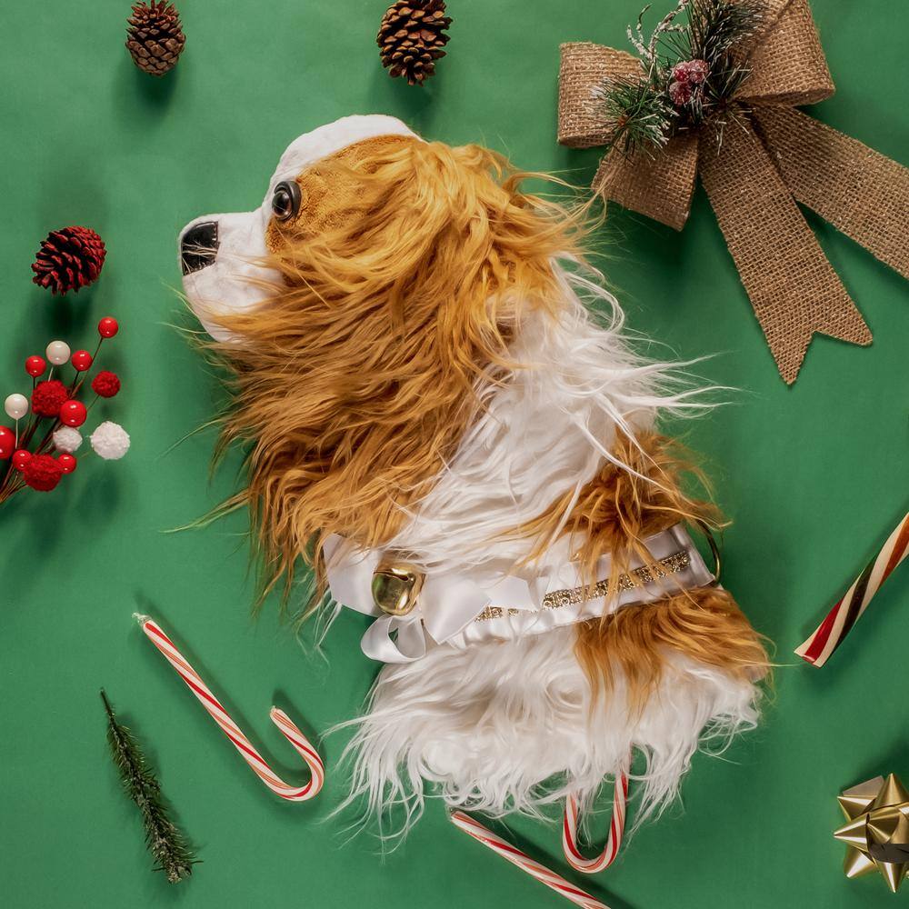 22 in. Long Hair Cavalier King Charles Spaniel Dog Christmas Stocking - Hercitys