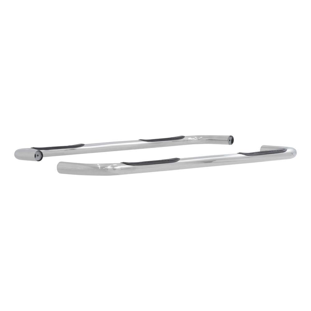 3-Inch Round Polished Stainless Steel Nerf Bars, No-Drill, Select Chevrolet Suburban - Hercitys