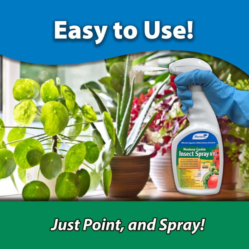 32 oz. Garden Insect Spray RTU - Hercitys