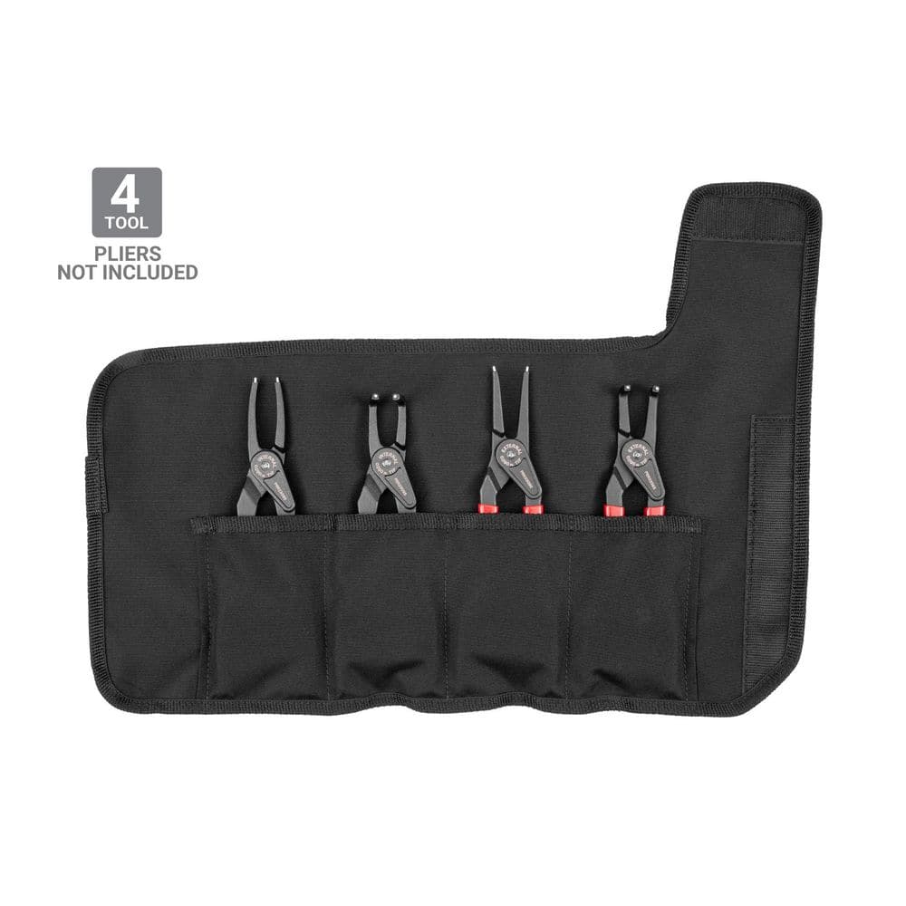 4-Tool 9 Inch Retaining Ring Pliers Pouch (0.090 in. Tips) - Hercitys