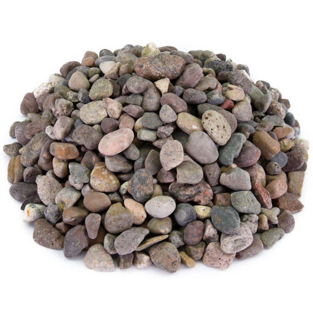 0.25 cu. ft. 3/4 in. to 1.5 in. Arizona River Round Rock for Gardens, Landscapes and Ponds - Hercitys