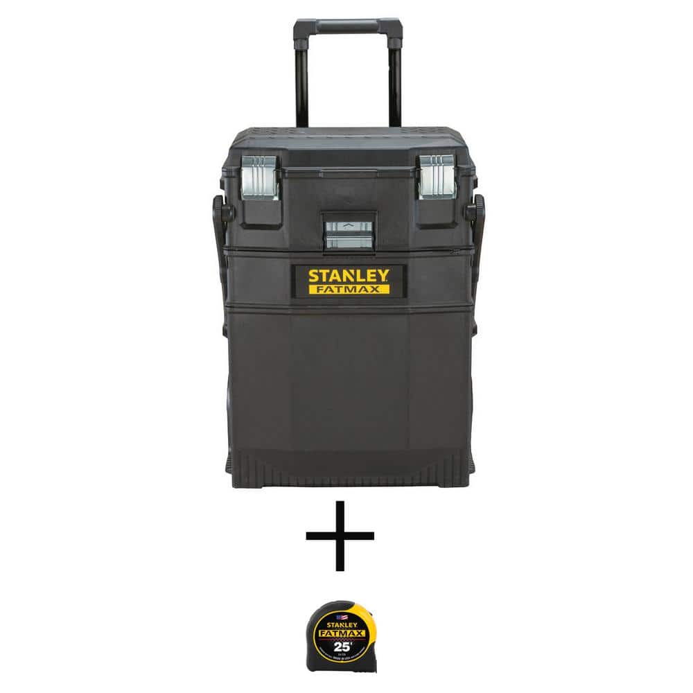 22 in. 4-in-1 Cantilever Mobile Tool Box and 25 ft. FATMAX Tape Measure - Hercitys