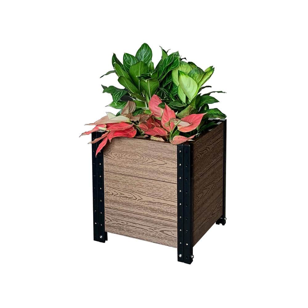 17 in. L x 19 in. W x 21 in. H Composite Planter Box Cornerstone - Hercitys