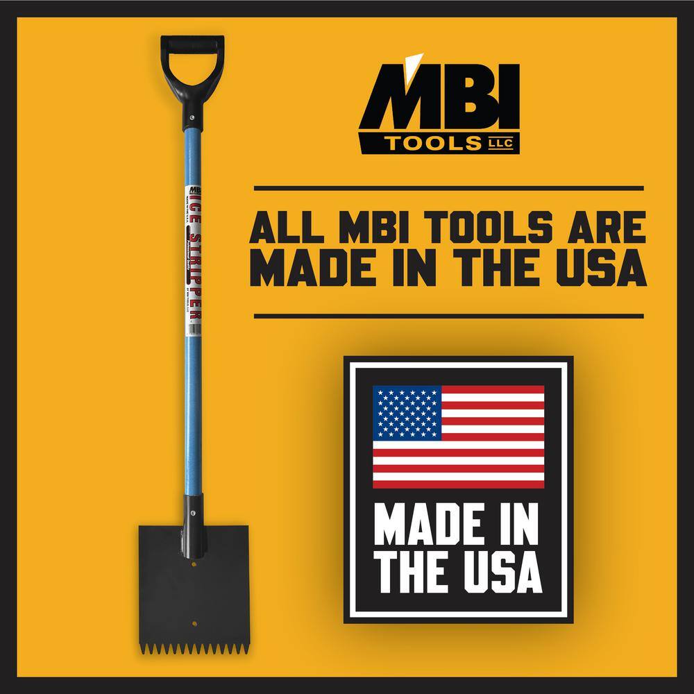 48 in. Fiberglass Handle Steel Ice Scraper Snow Shovel – Made In USA - Hercitys