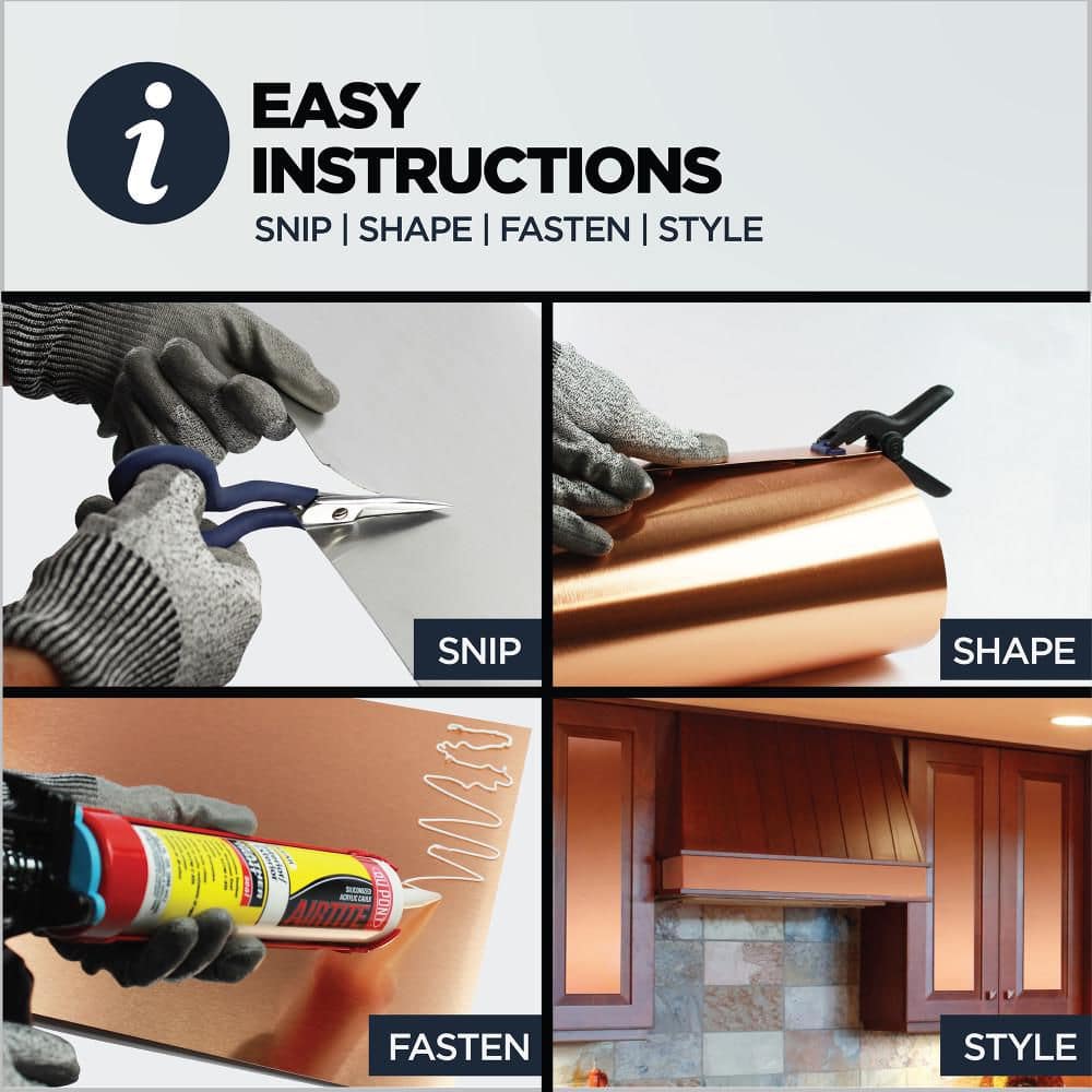 36 in. x 36 in. Copper Aluminum Sheet - Hercitys