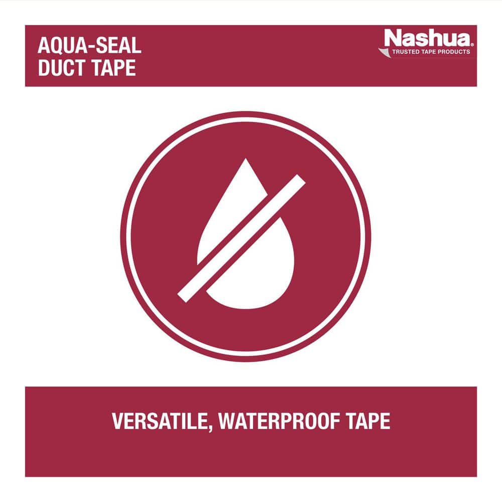 3 in. x 15 ft. (5 yds.) Aqua-Seal Waterproof Tape in Black - Hercitys