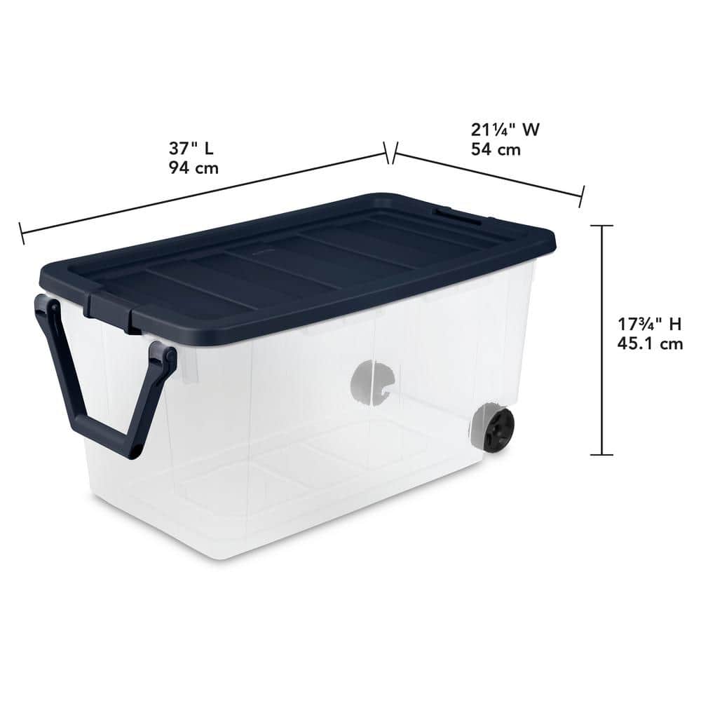 160 Qt. Wheeled Storage Box - Hercitys