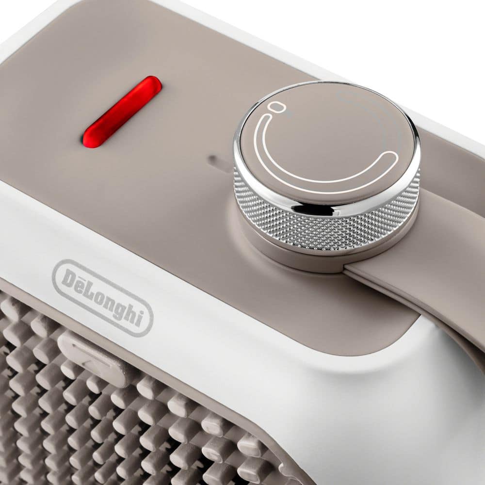 360-Watt Sand Beige Capsule Solo Personal Ceramic Heater - Hercitys