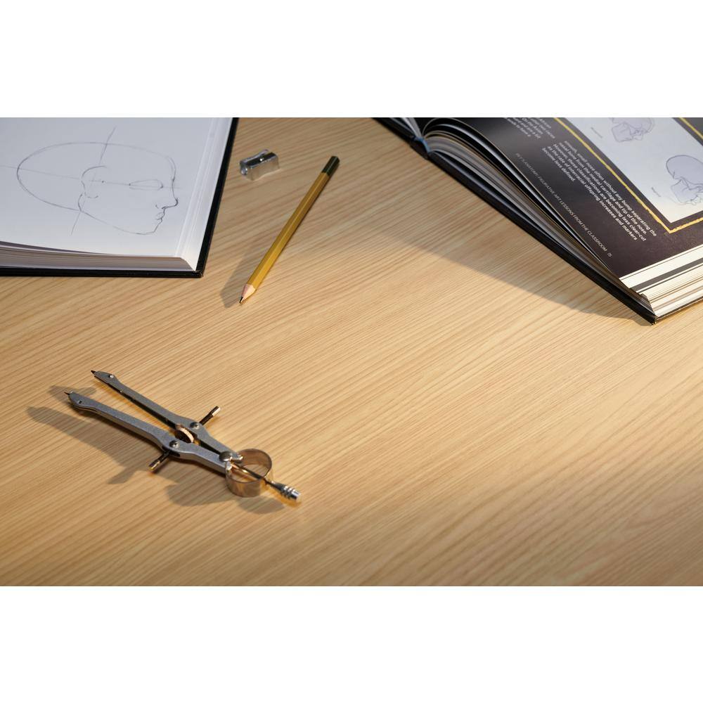 5 ft. x 12 ft. Laminate Sheet in Aged Ash Antimicrobial with Matte Finish - Hercitys