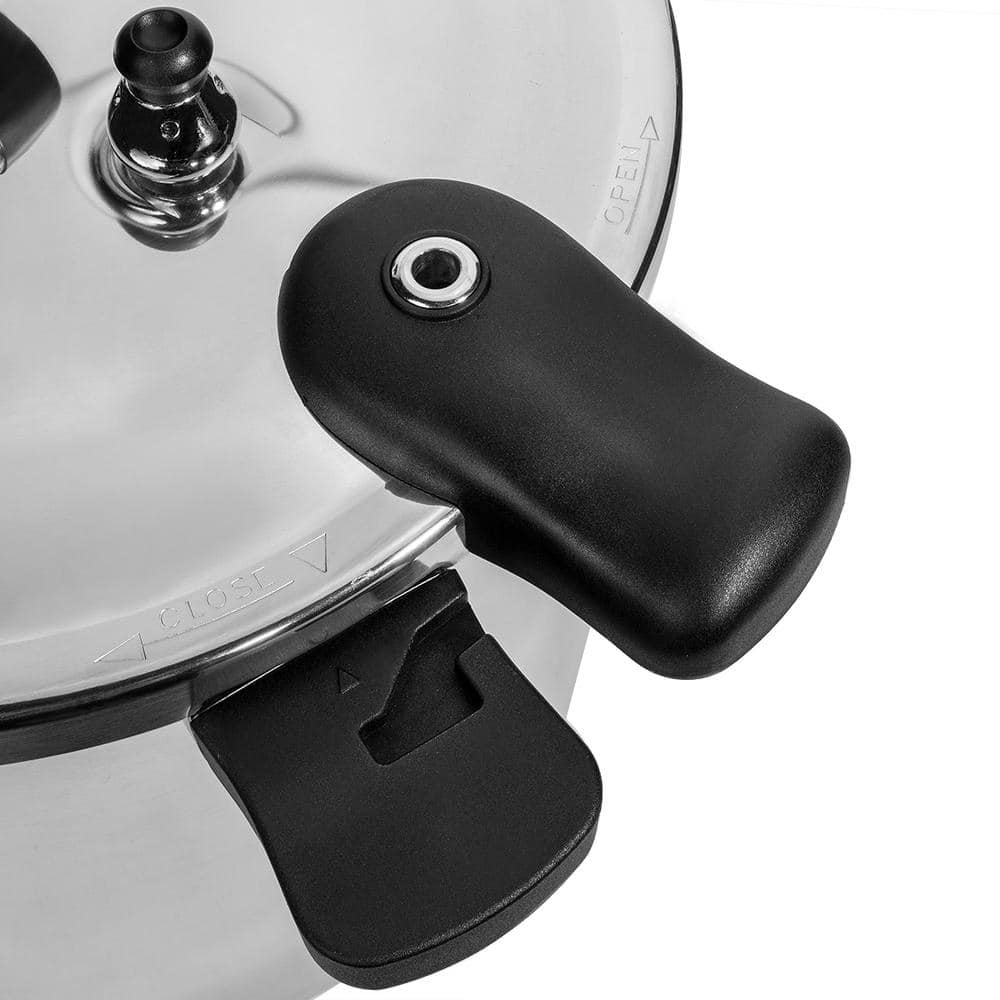 22 qt. Aluminum Stovetop Pressure Cooker With Built-in Pressure Dial Gauge - Hercitys