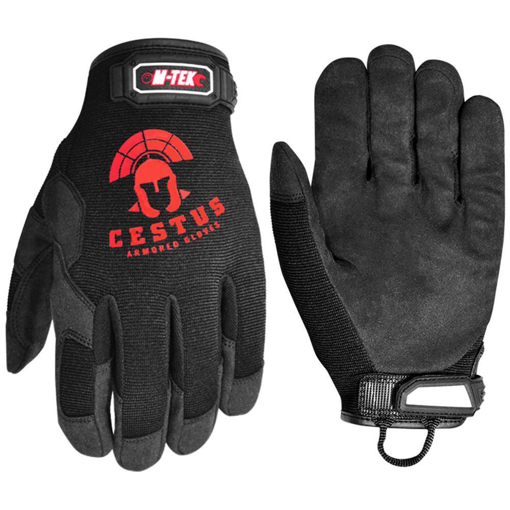 2XL Black M-Tek Gloves - Hercitys