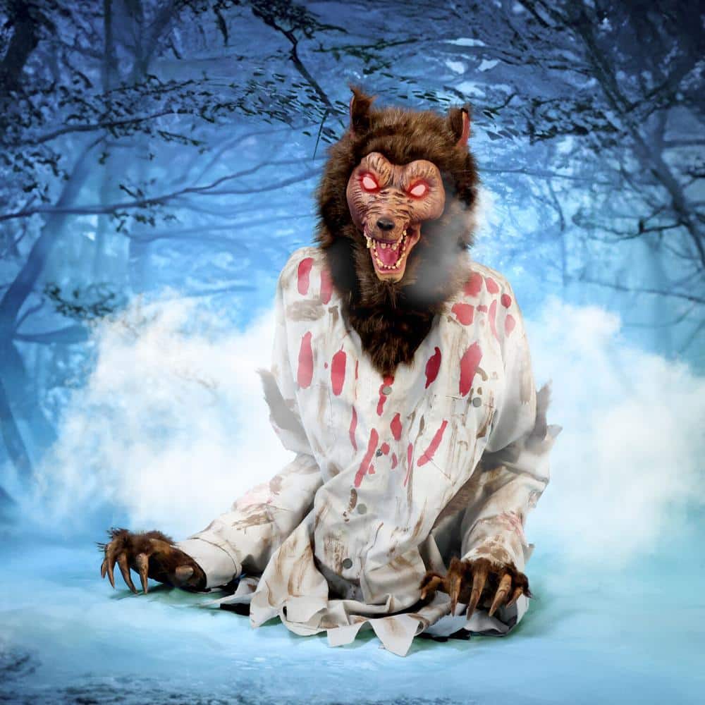 31 in. Howler by Tekky, Premium Halloween Animatronic - Hercitys