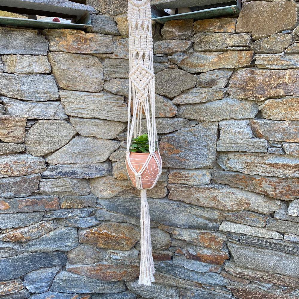40 in. Macrame Plant Hanger - Hercitys