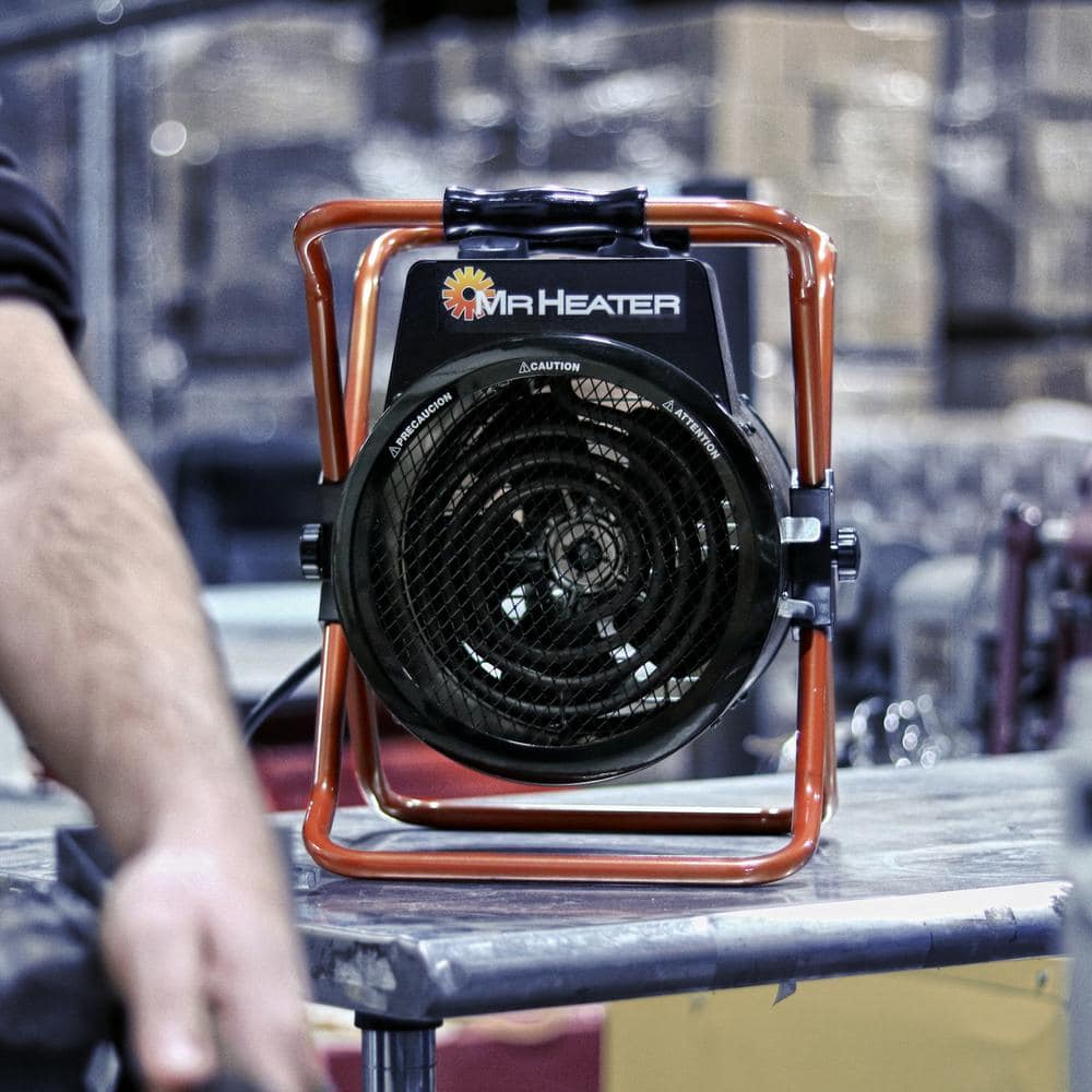 5,118 BTU Forced Air Portable Electric Indoor Furnace with 6 ft. cord - Hercitys