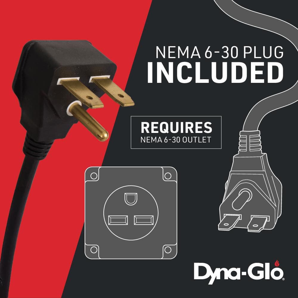 4,800-Watt 240-Volt Electric Garage Heater - Hercitys