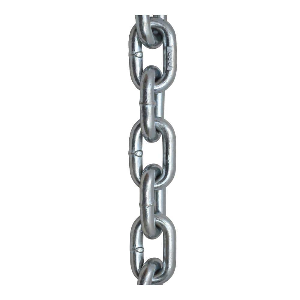 3/16 in. x 15 ft. Grade 30 Proof Coil Chain Zinc Plated Grab-N-Go Plastic Tub - Hercitys