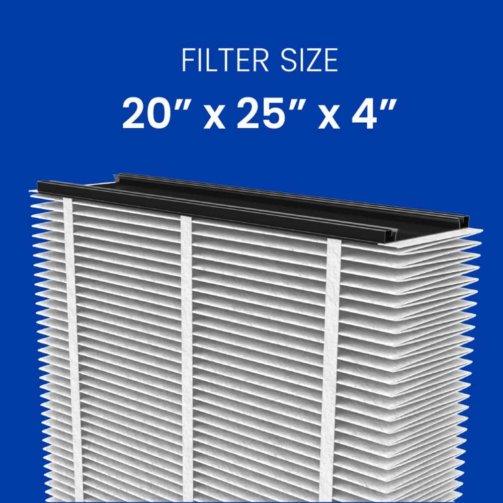 216 20 in. x 25 in. x 4 in. MERV 16 Pleated Filter For Air Cleaner Models 1210,1620,2210,2216,3210,4200 (1-Pack) - Hercitys