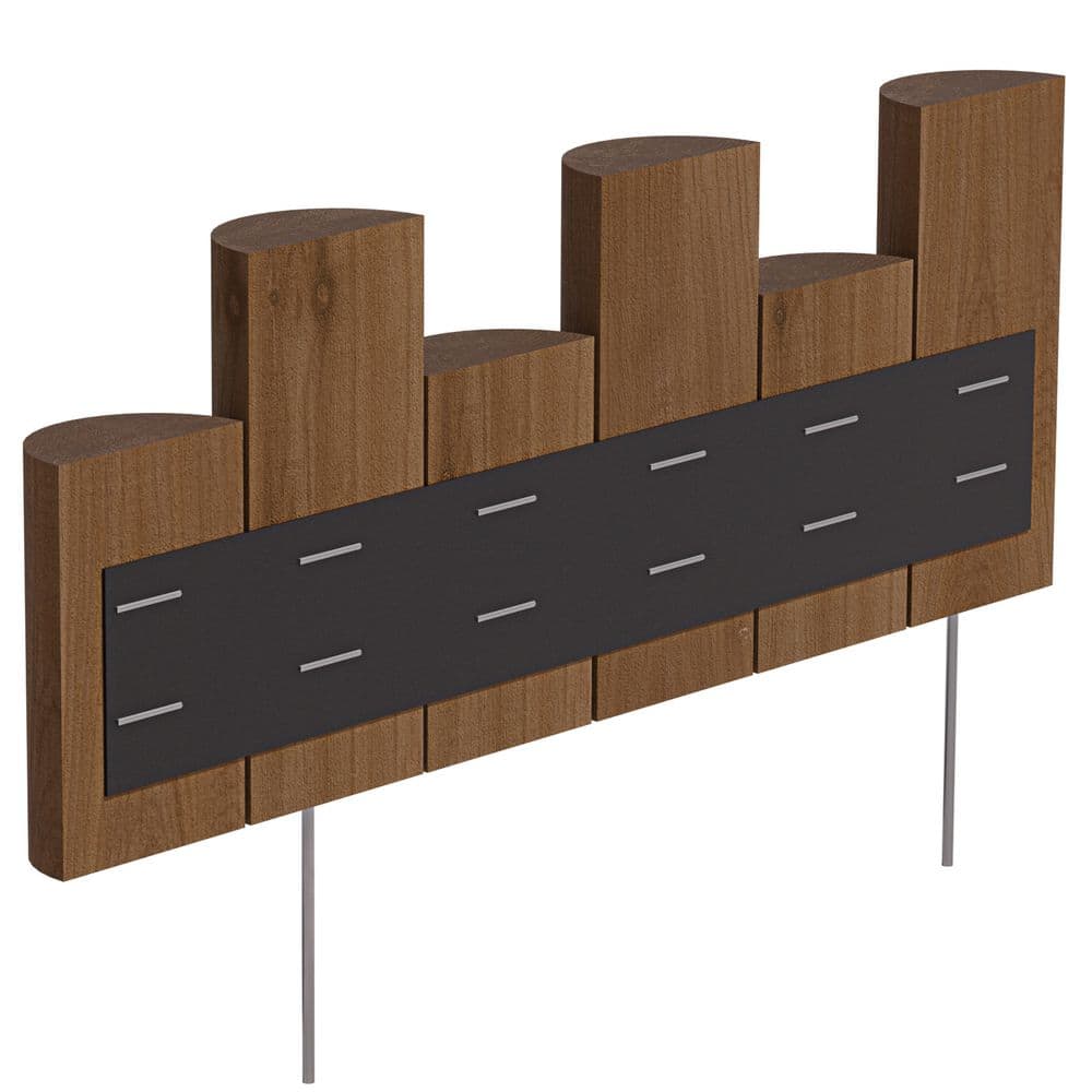 18 in. Half Log Edging (6-Pack) - Hercitys