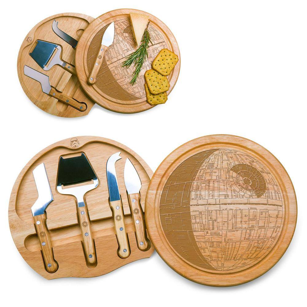 10.2 in. Death Star Circo Cheese Board and Tools Set - Hercitys