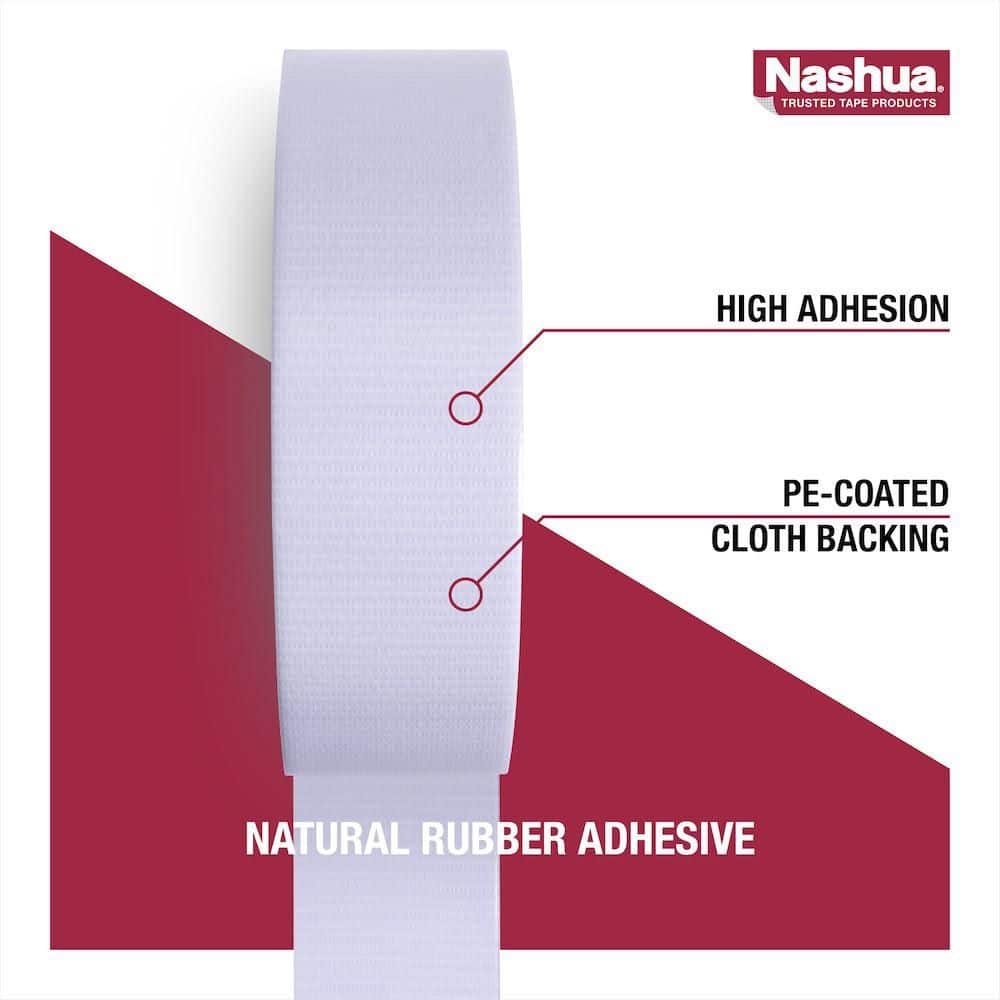 1.89 in. x 60 yd. 398 All-Weather HVAC Duct Tape in White - Hercitys