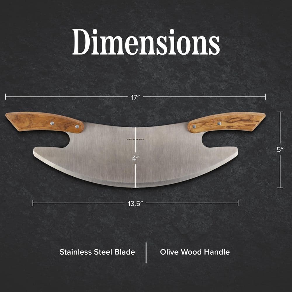 17 in. Pizza Cutter Rocker Blade - Hercitys