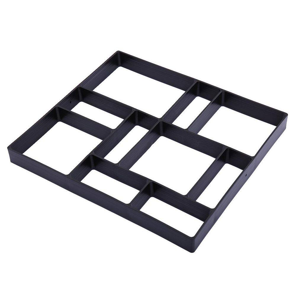 17. 7in. x 15.7in. x 1.7in. Concrete Stepping Stone Molds Reusable Plastic DIY Paver Pathway Maker for Gardens, Walkways - Hercitys