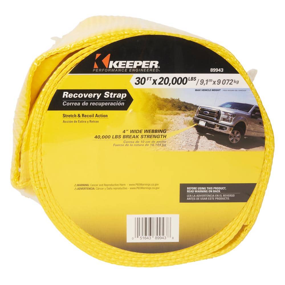 30 ft. x 4 in. Recovery Strap - Hercitys