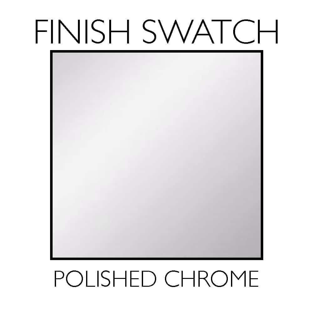 2-Light Chrome Ceiling Mount Fixture with Prismatic Glass - Hercitys