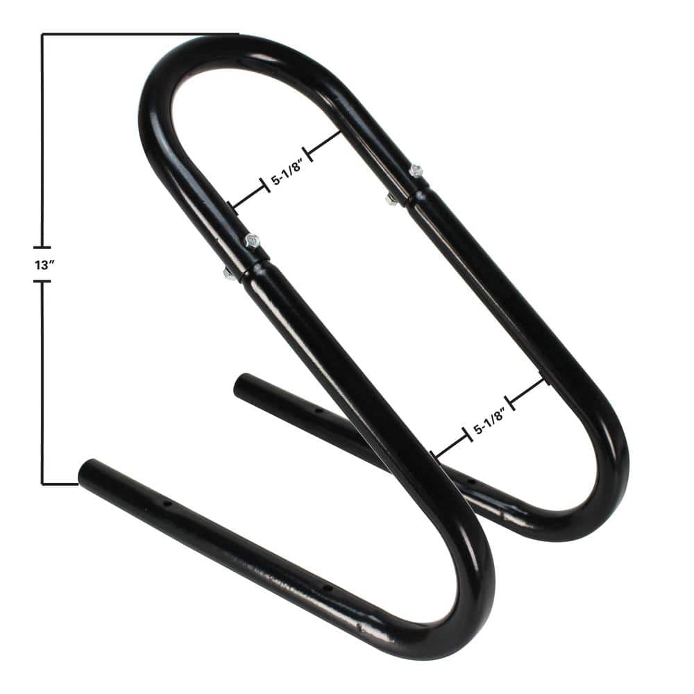 5 in. W Economy Motorcycle Wheel Chock (3-Piece) - Hercitys