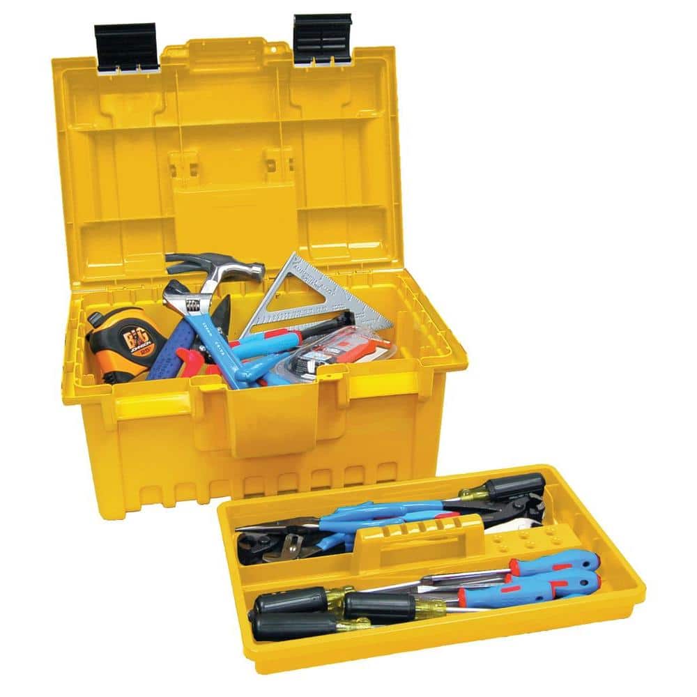 19 in. Power Tool Box with Tray - Hercitys
