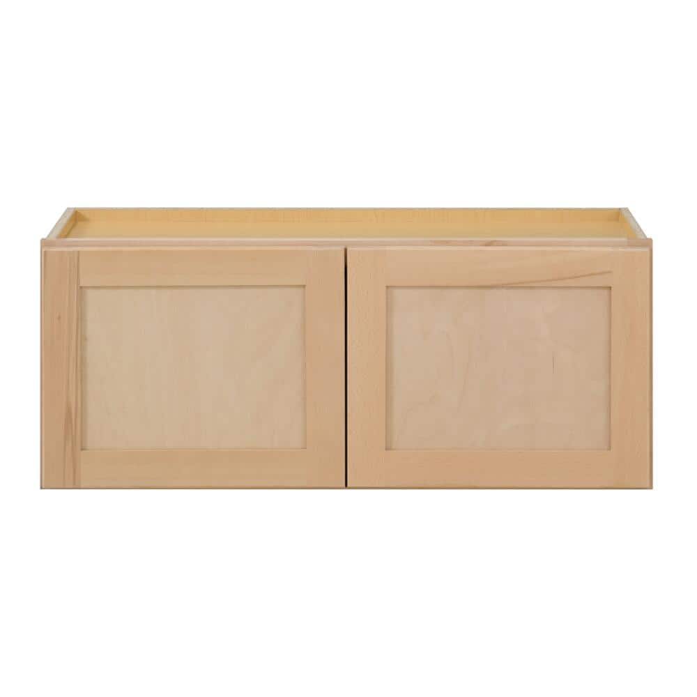 36 in. W x 12 in. D x 15 in. H Ready to Assemble Wall Bridge Kitchen Cabinet in Unfinished with CLICKREADY Technology - Hercitys
